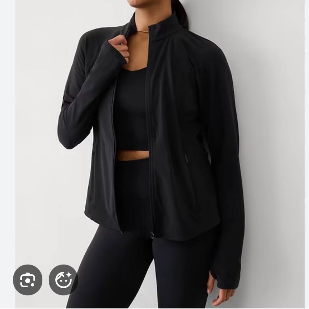 NWT Athleta Salutation Jacket Black XLT